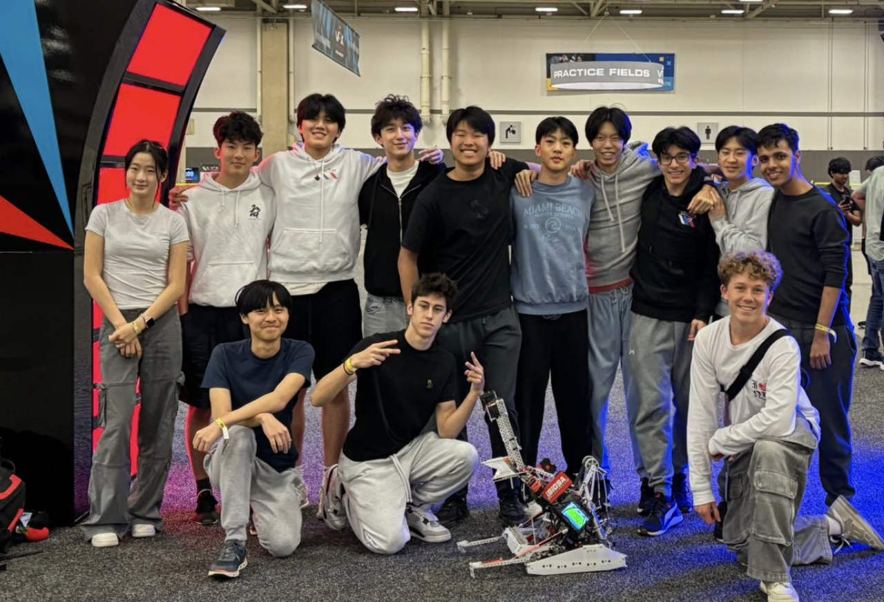 The team at the VEX World Championships